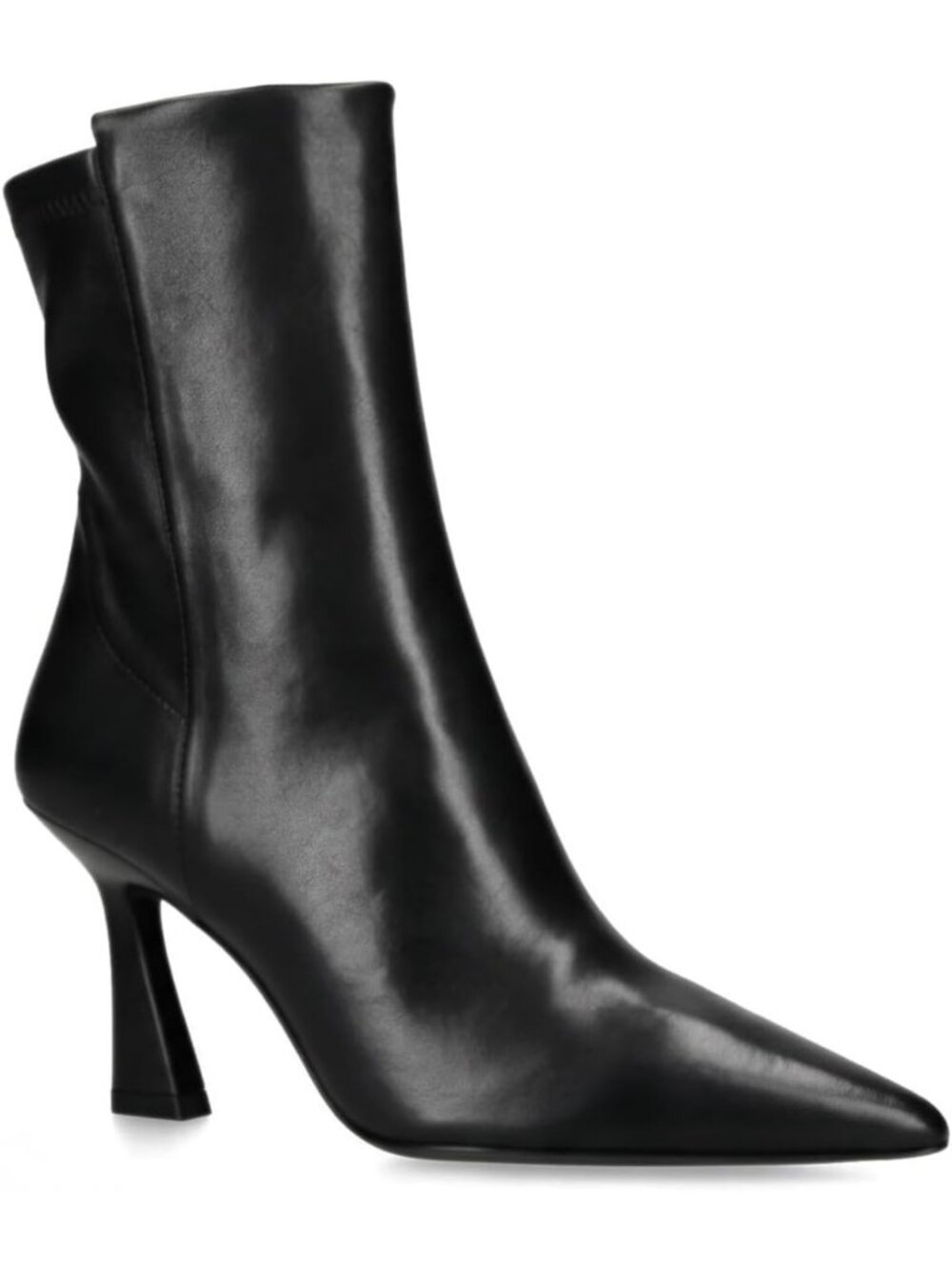 Chic Women's Ankle Boots, Kitten Heel, Pointed Toe, Zip Closure, Dressy Booties